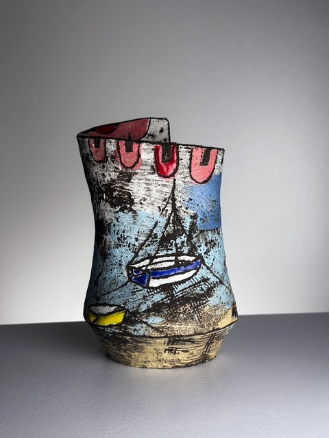 Katherine Taylor Ceramics - Blue Boat
