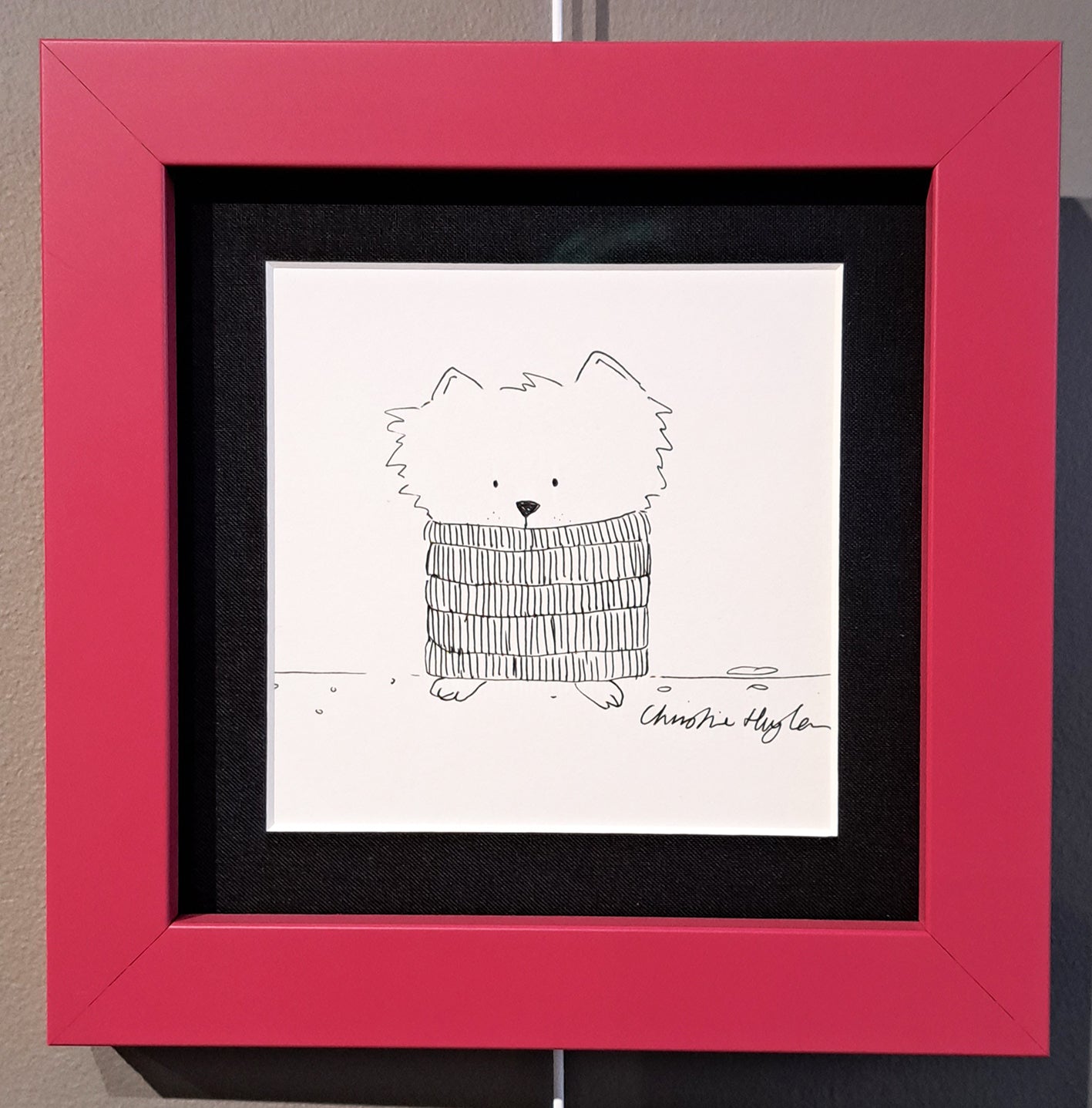 Christine Hughes Cat Illustration - Jumper For Cat