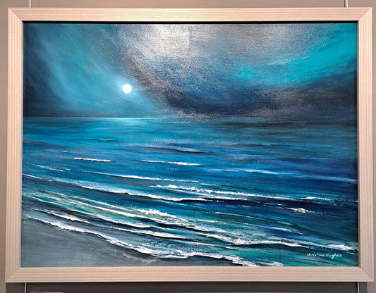 Christine hughes - Moonlit Shore
