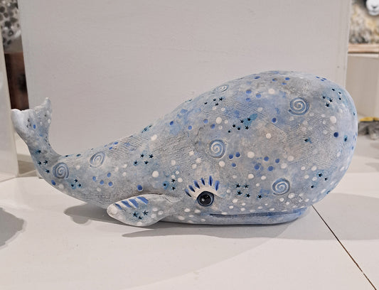 Kate Ellis - Pale Blue Medium Whale