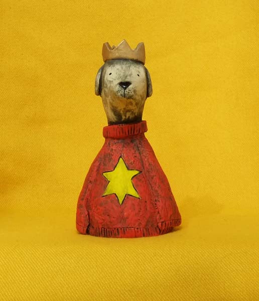 Christine Hughes - Sculptures - Dog Christmas Jumper Day