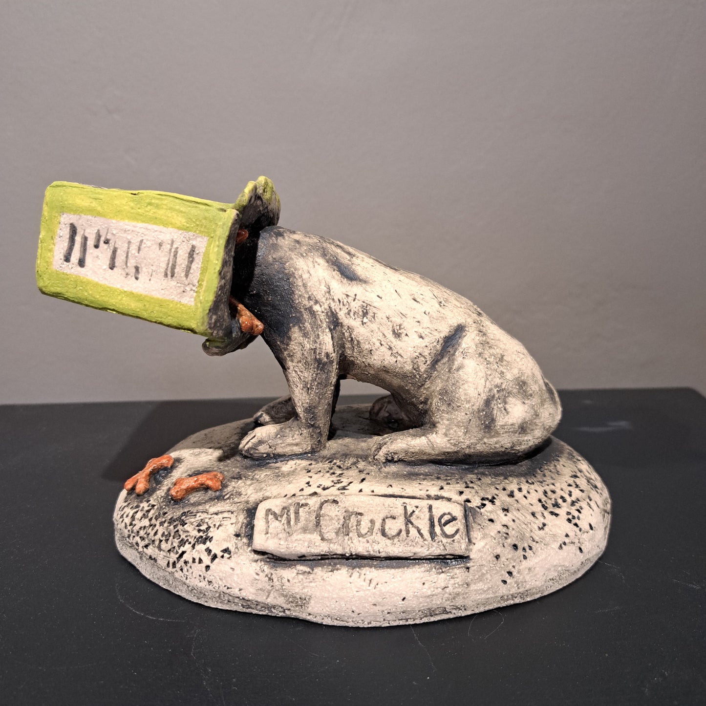 Christine Hughes Sculptures - Mr Cruckle