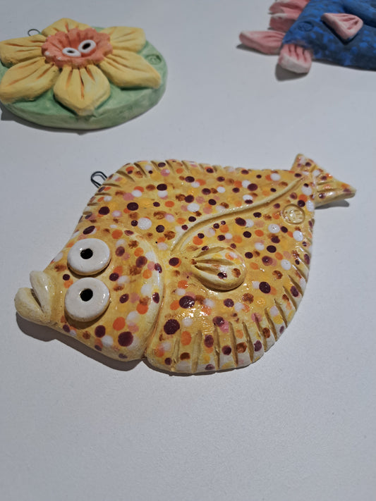 Kate Ellis - flat fish wall hanging