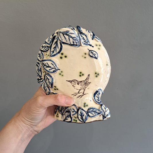 Adrift Pottery - Wren vase with sprigs 24