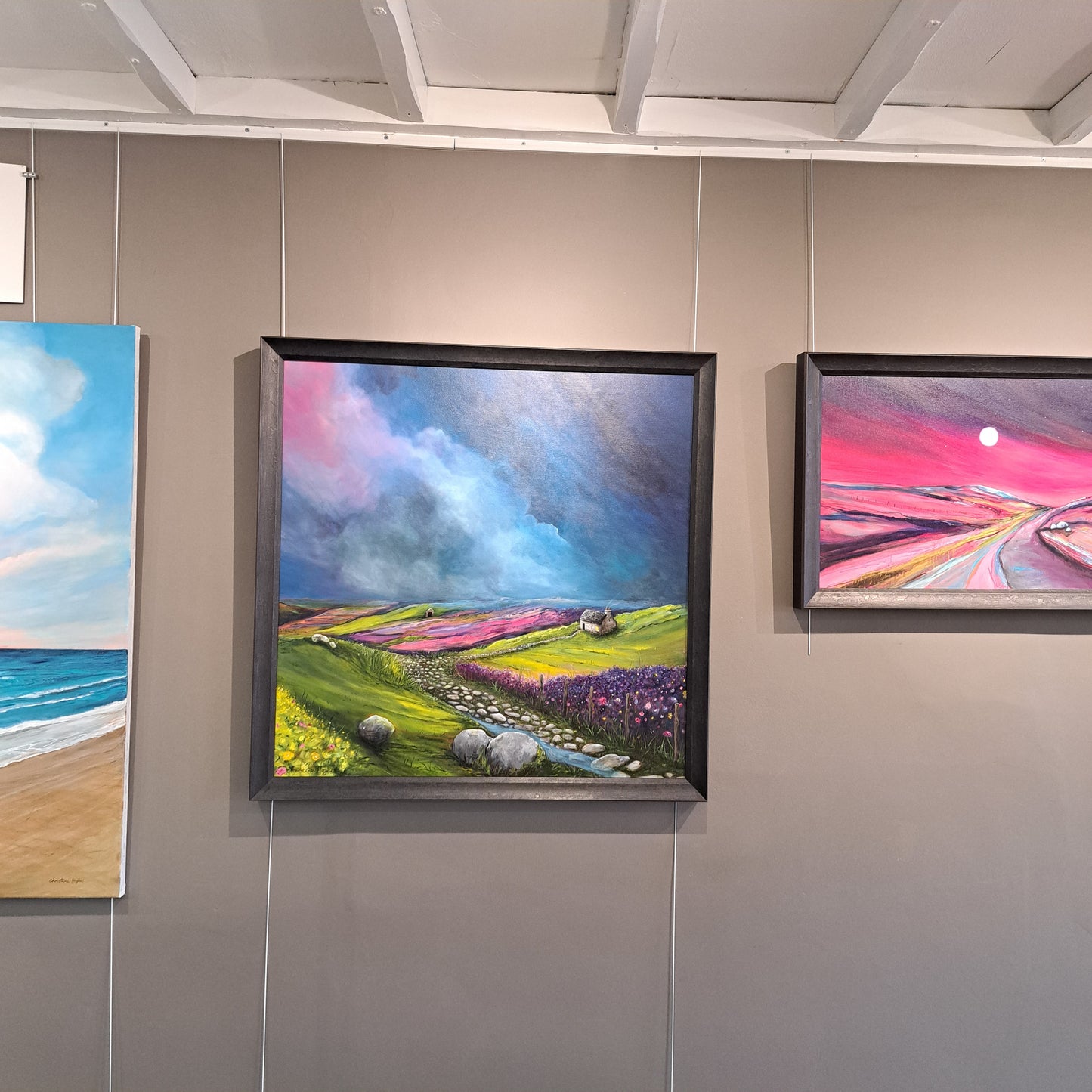 Christine Hughes- Before the storm breaks, Earthbound Landscapes