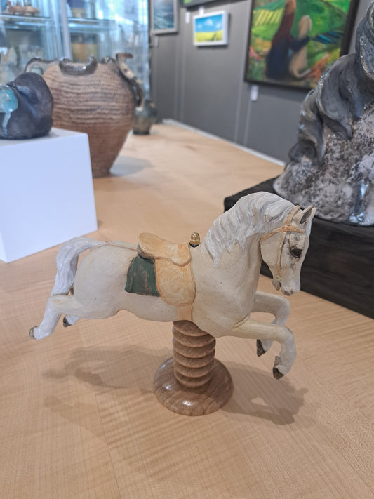 Charlotte Ward - carousel horse sculpture