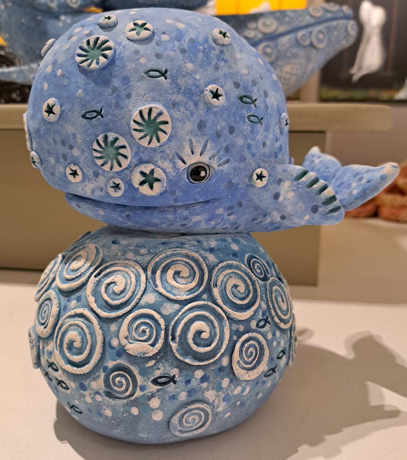 Kate Ellis - Bubble Whale on Rock