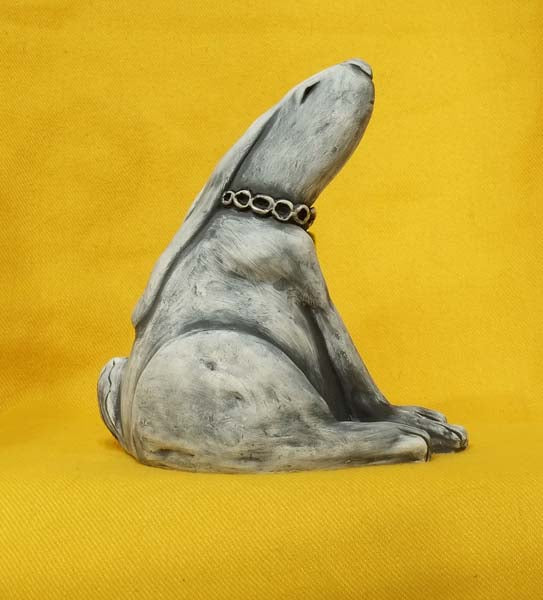 Christine Hughes - Sculptures - To the Moon and Back Hare