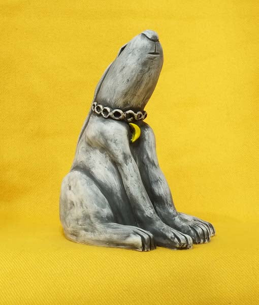 Christine Hughes - Sculptures - To the Moon and Back Hare