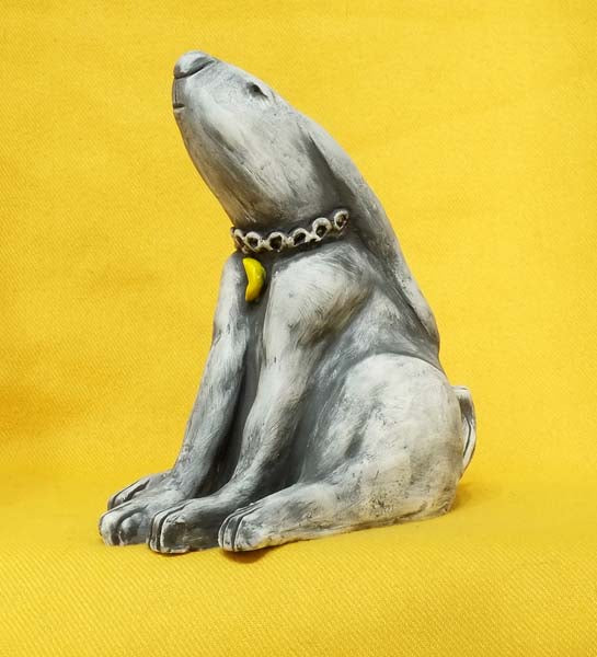 Christine Hughes - Sculptures - To the Moon and Back Hare