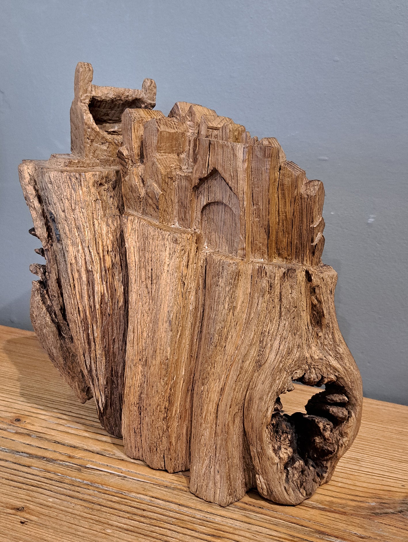 Mike Nowill - Wood Sculptures, Spanish Hill Top Village Oak