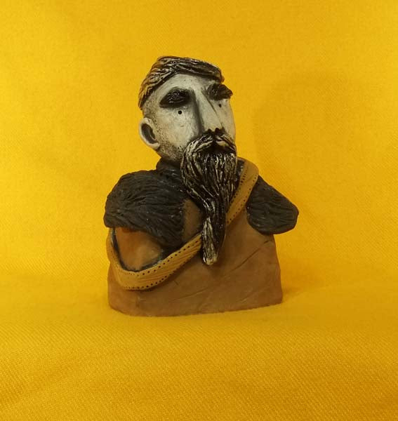 Christine Hughes - Sculptures - Viking Man