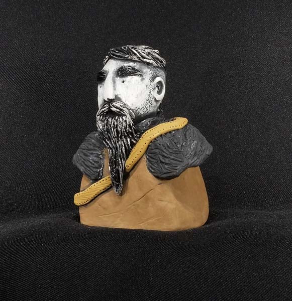 Christine Hughes - Sculptures - Viking Man