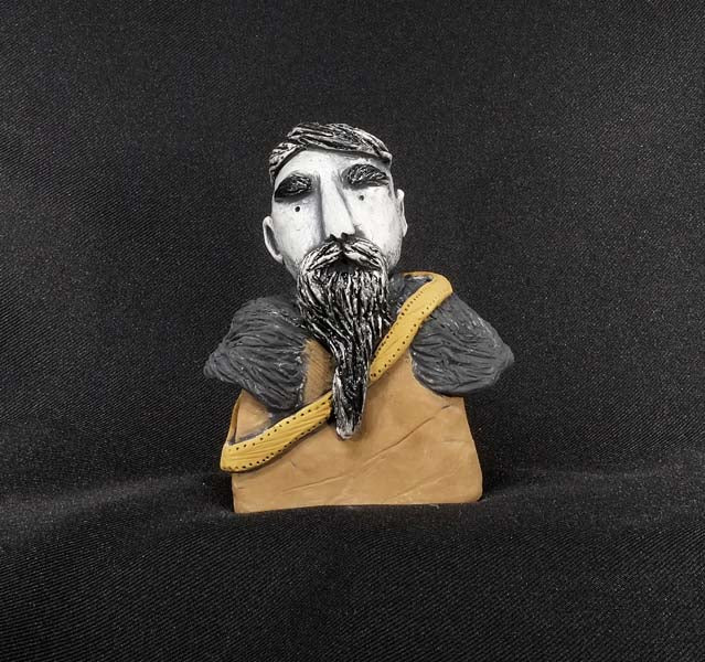 Christine Hughes - Sculptures - Viking Man