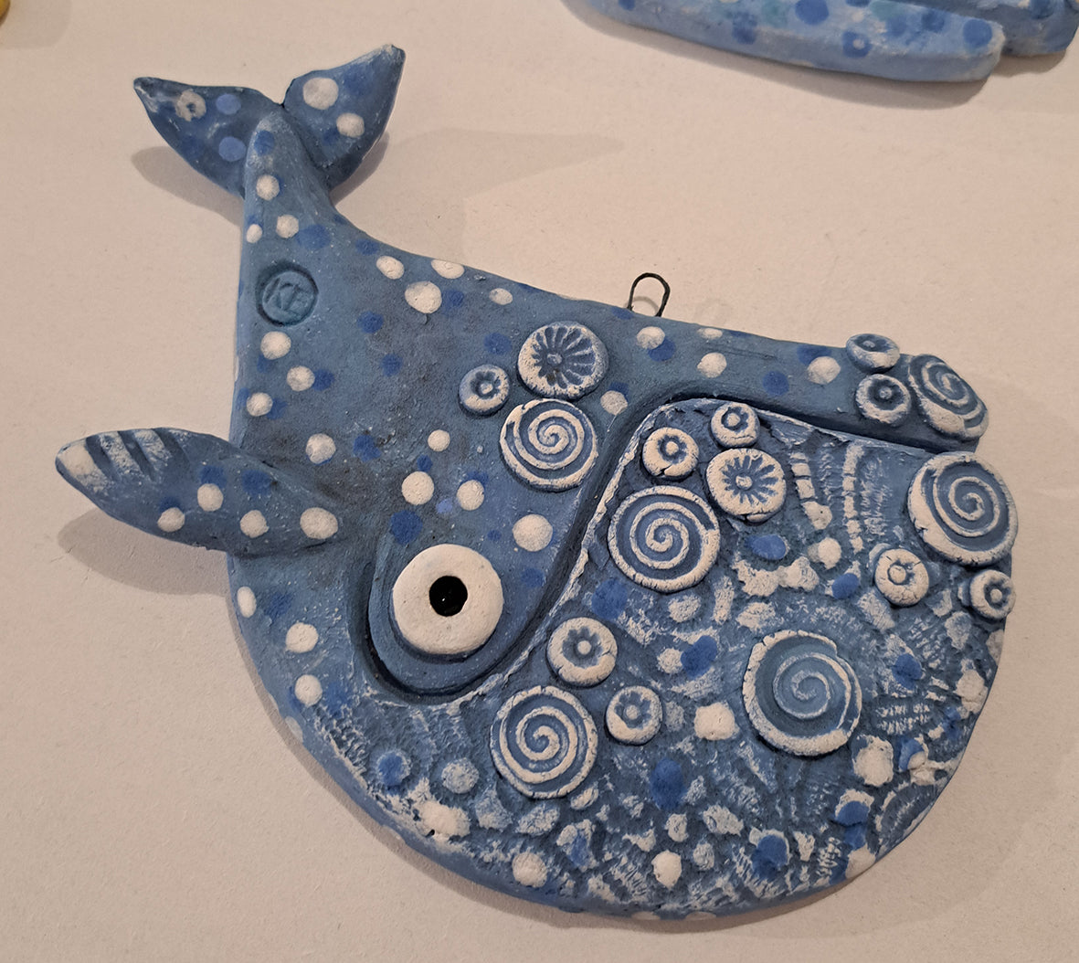 Kate Ellis - Whale wall hanging plaque