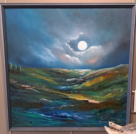 Christine Hughes - When Darkness Falls, Moonscape