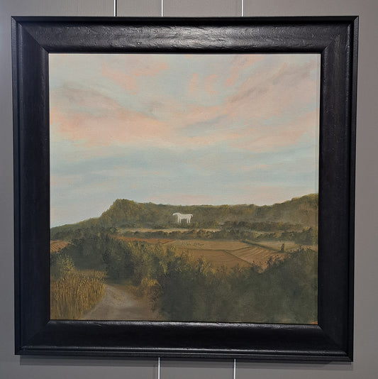 Kingmaker Studio - White Horse, Oil Painting