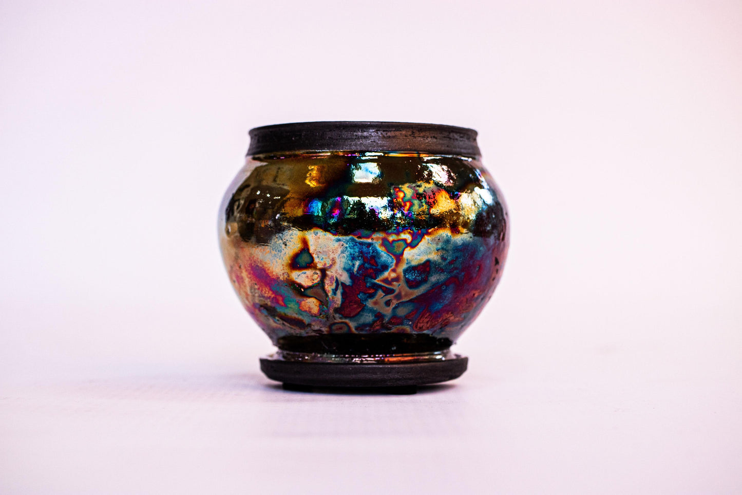 Laura Lee Ceramics - Mini Raku Moon Jar