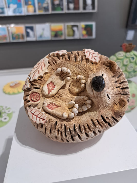 Kate Ellis - Hedgehog ceramic sculpture