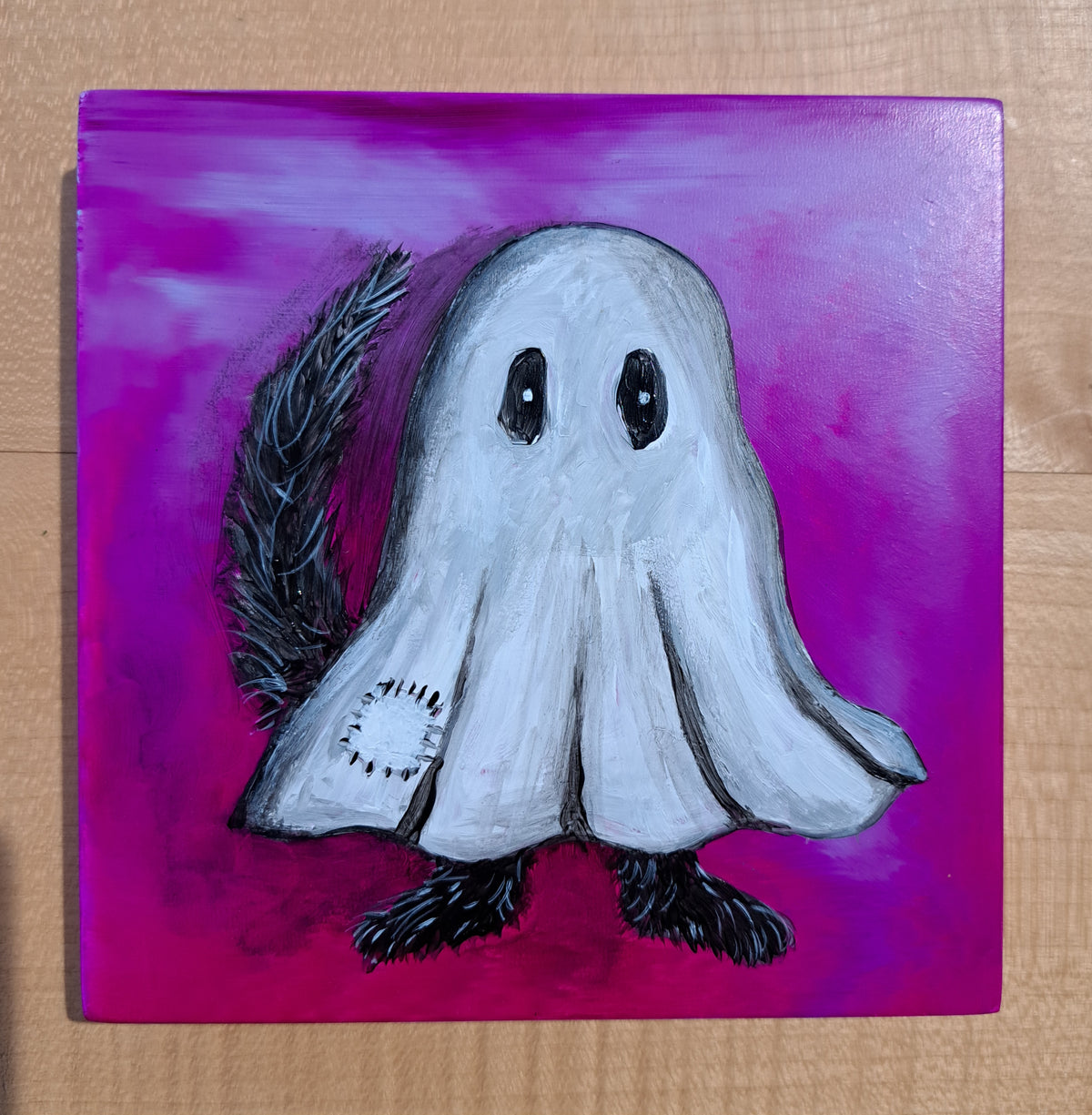 Christine Hughes - Ghost Dog, mini illustration