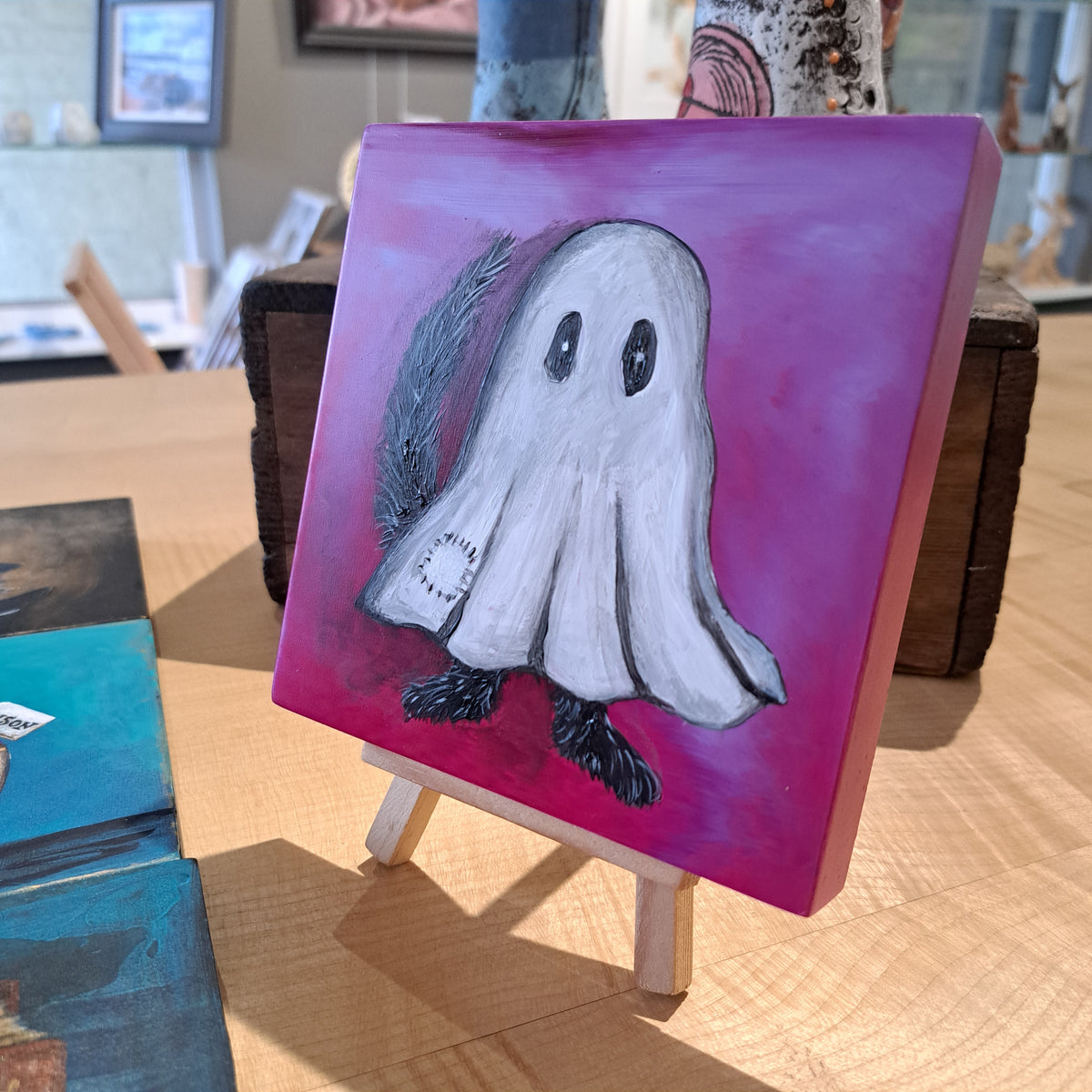 Christine Hughes - Ghost Dog, mini illustration