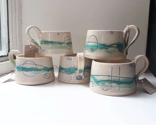 Lorna Gilbert Ceramics - Seascape cup