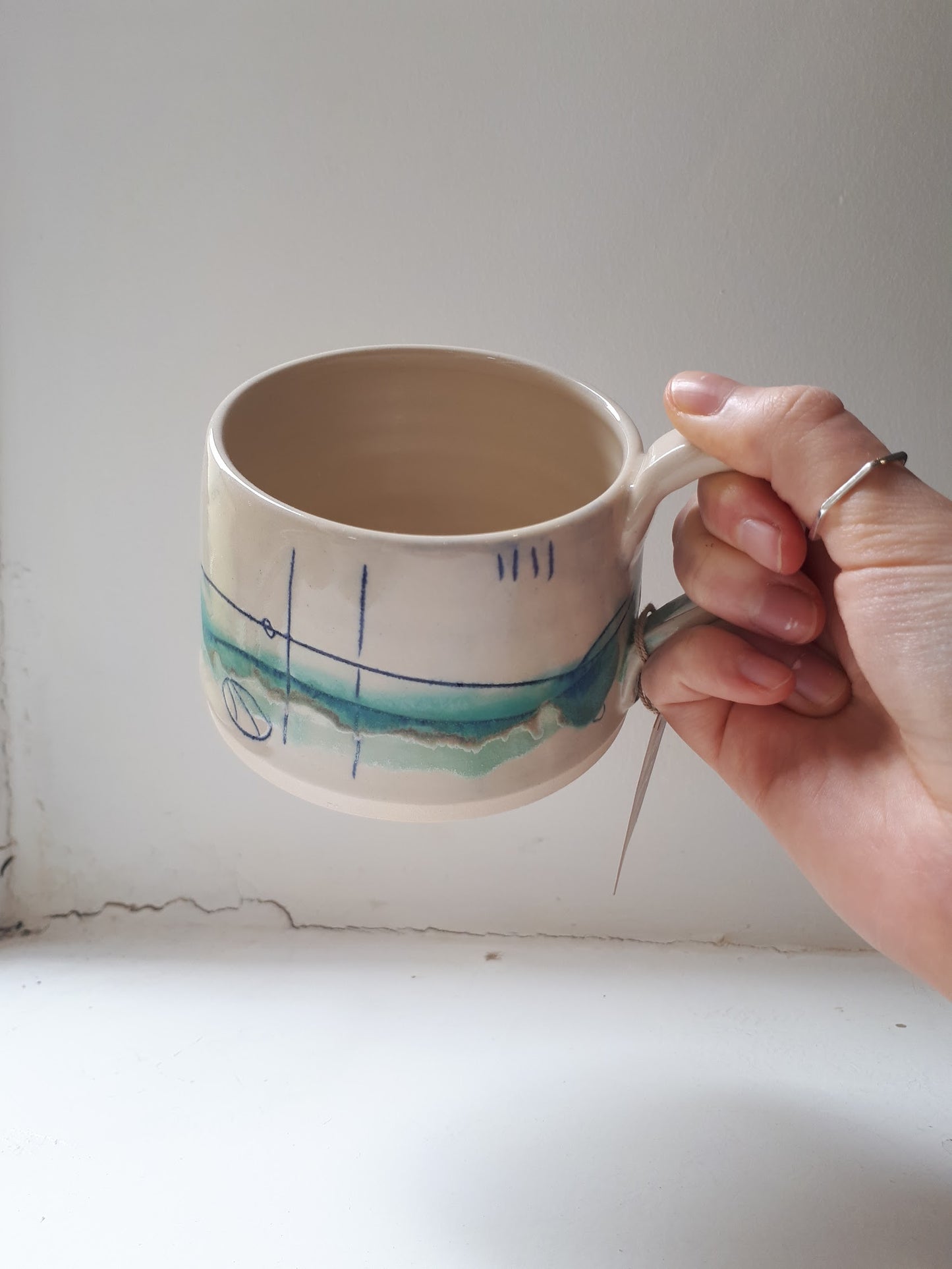 Lorna Gilbert Ceramics - Seascape cup