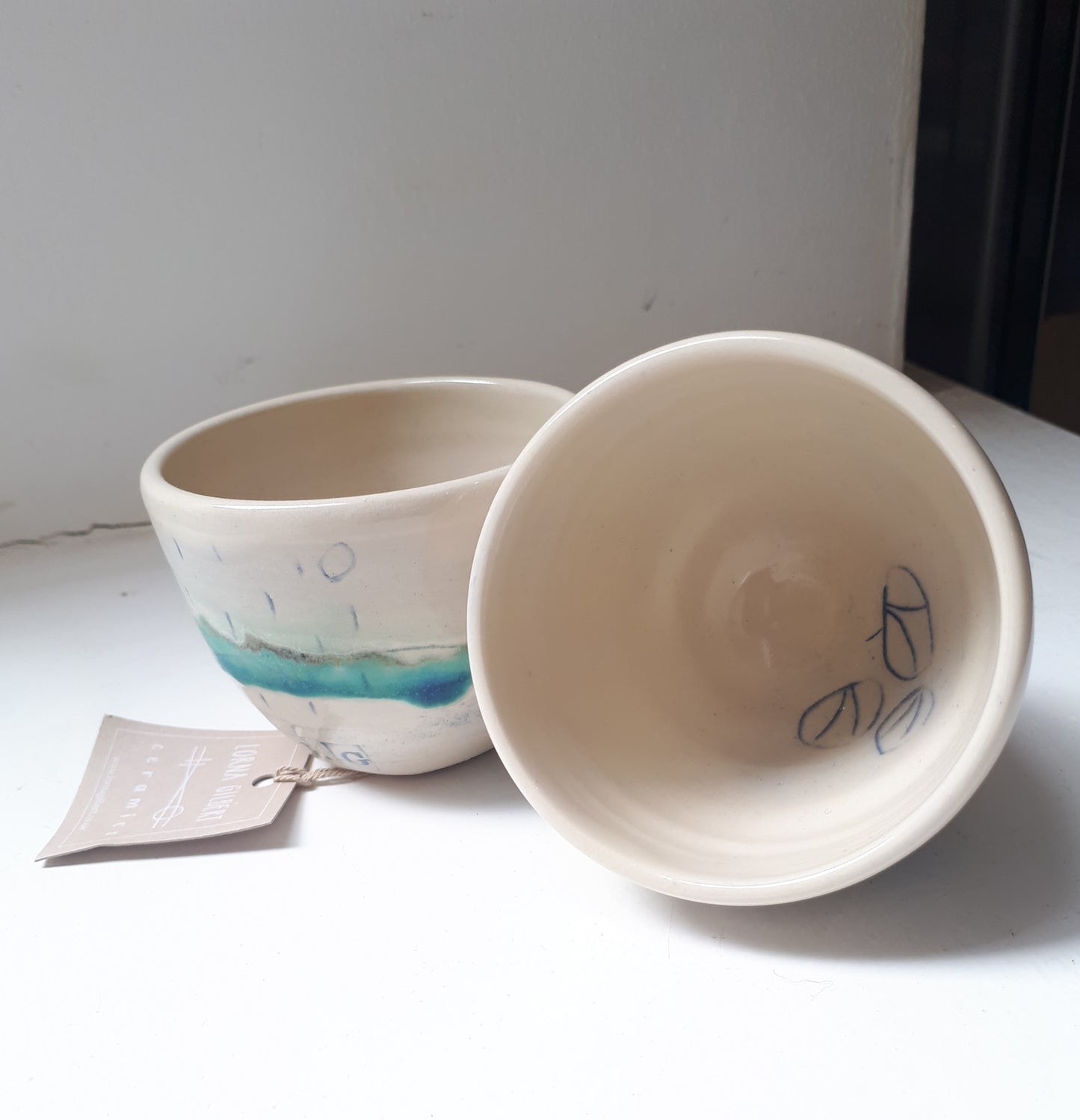 Lorna Gilbert Ceramics - Seascape olive bowl