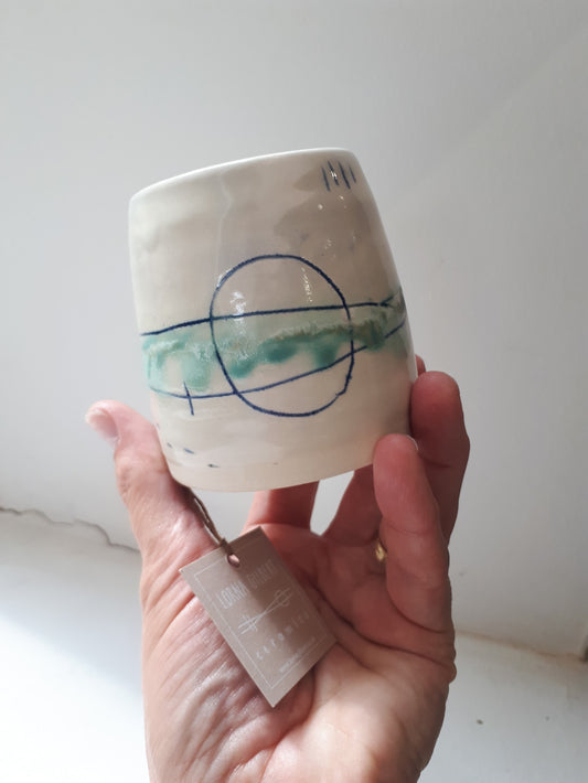 Lorna Gilbert Ceramics - Seascape Japanese-style cup