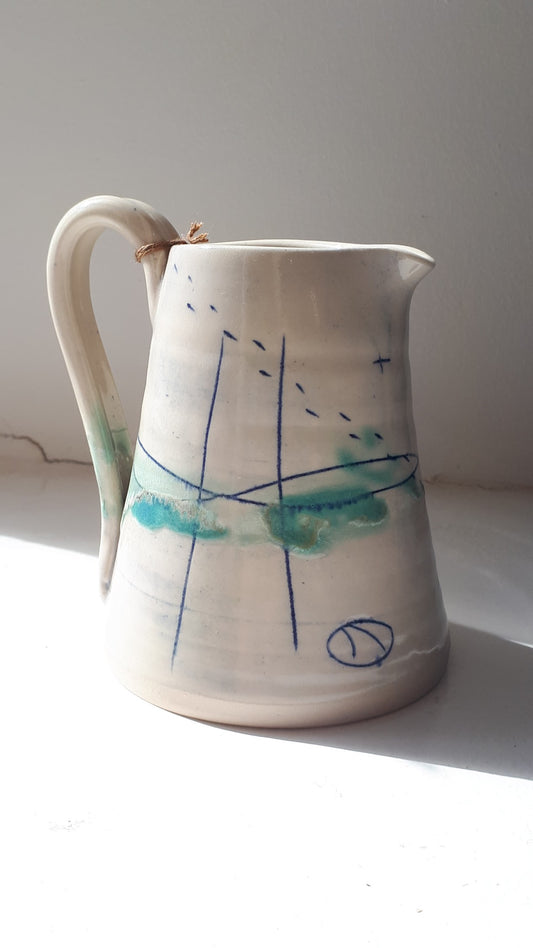 Lorna Gilbert Ceramics - Seascape medium jug