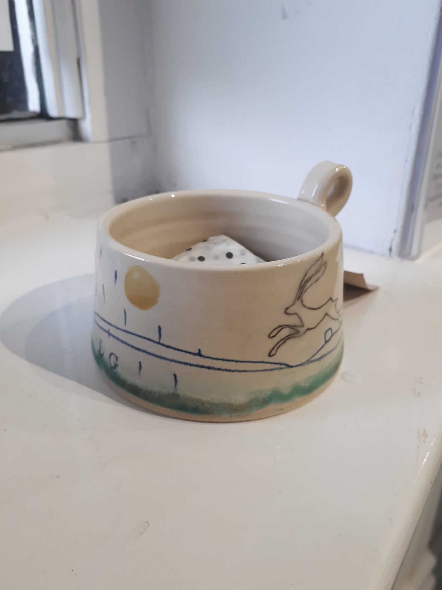 Lorna Gilbert Ceramics - Hare and Swift tea light cups