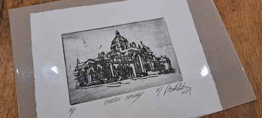Patrick Smith Etching Castle Howard