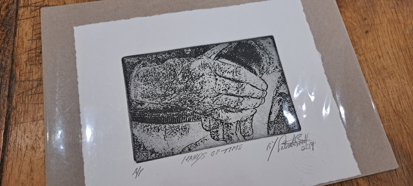 Patrick Smith Etching Hands Of Time