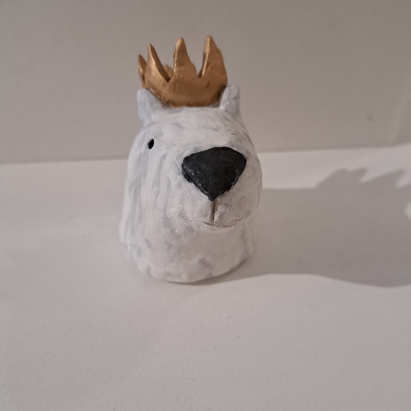 Christine Hughes - Sculptures - Polar Bear with Crown