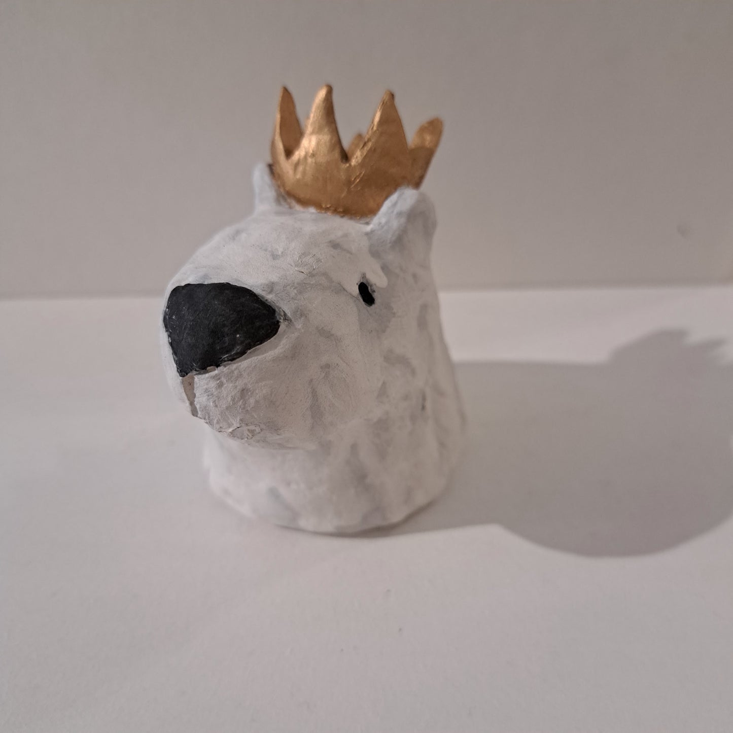 Christine Hughes - Sculptures - Polar Bear with Crown