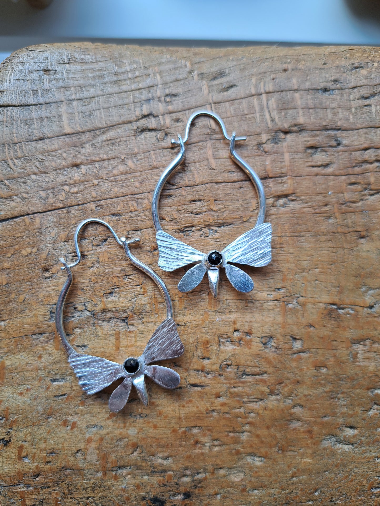 Anthea Peters - Flying moth earrings