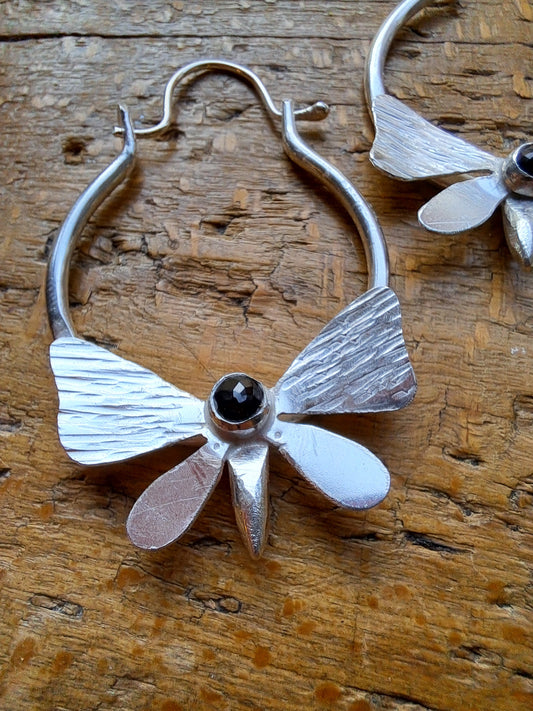 Anthea Peters - Flying moth earrings