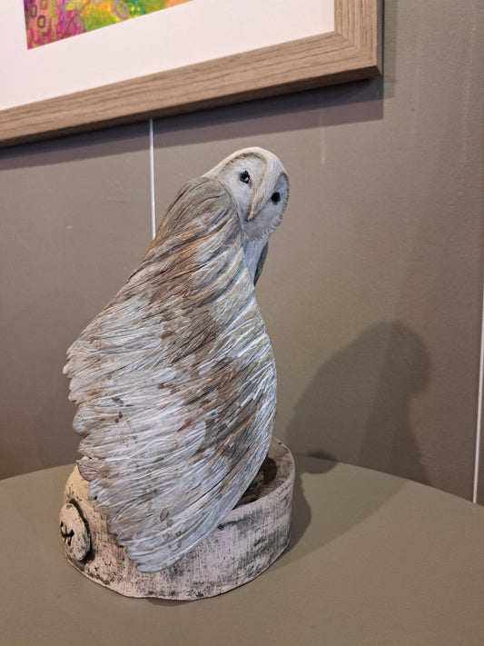 Christine Hughes - Sculptures - Guardian of Dreams, Barn Owl