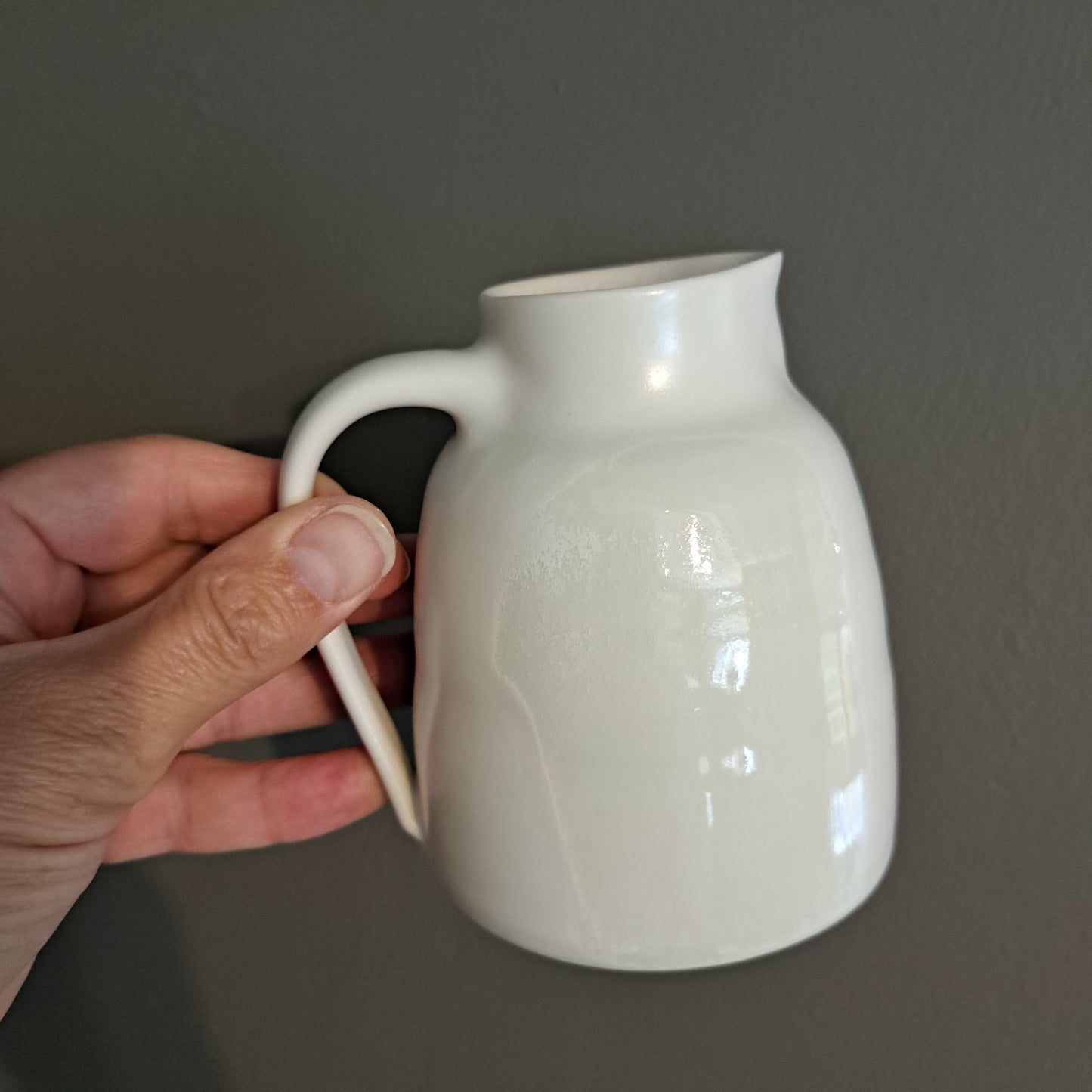Rebecca Callis Porcelain - Jug with handle