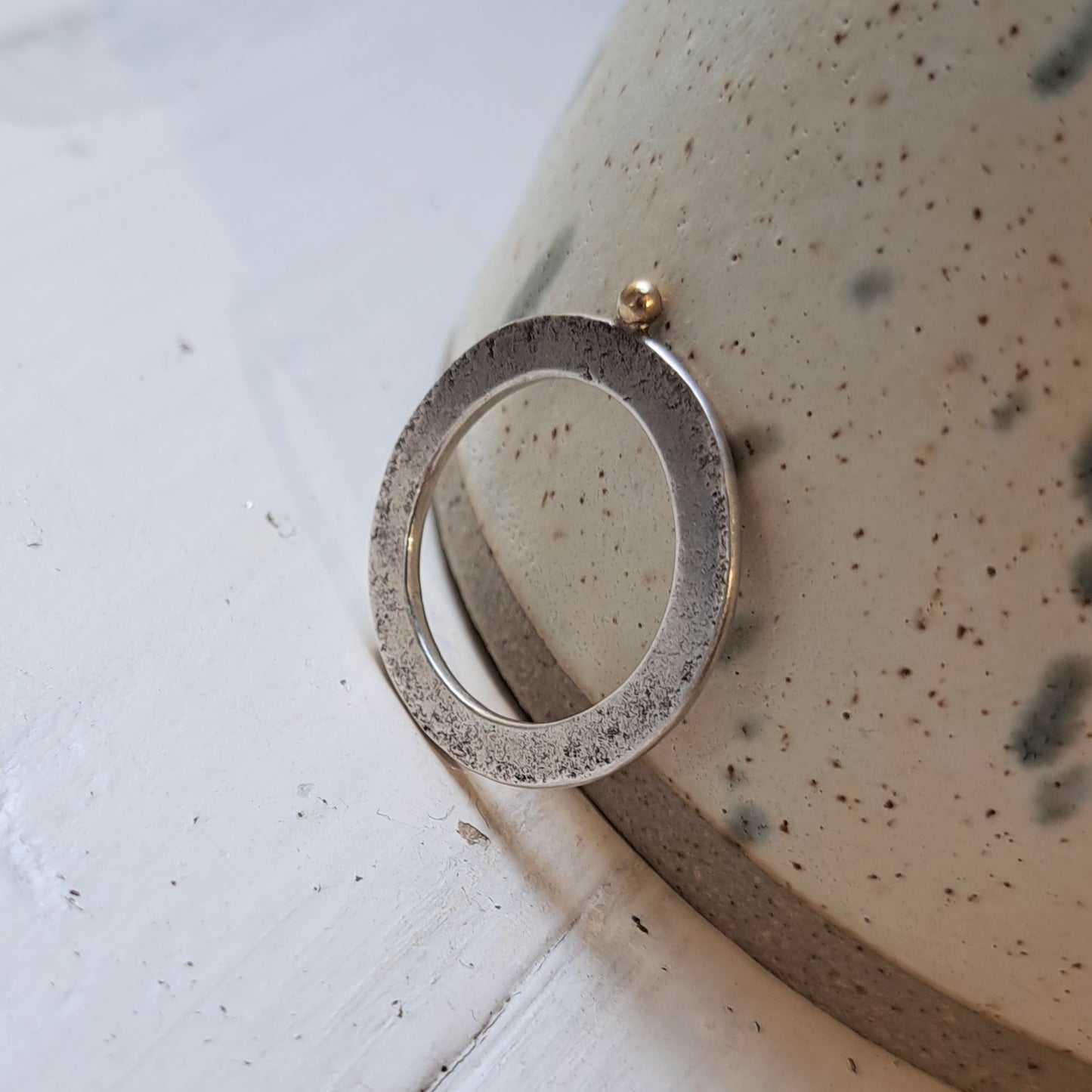 Carole Ramsden Silver - CR148 - Silver and gold washer ring