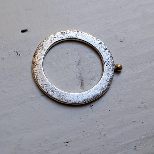 Carole Ramsden Silver - Silver and gold washer ring - Silver Challenge August