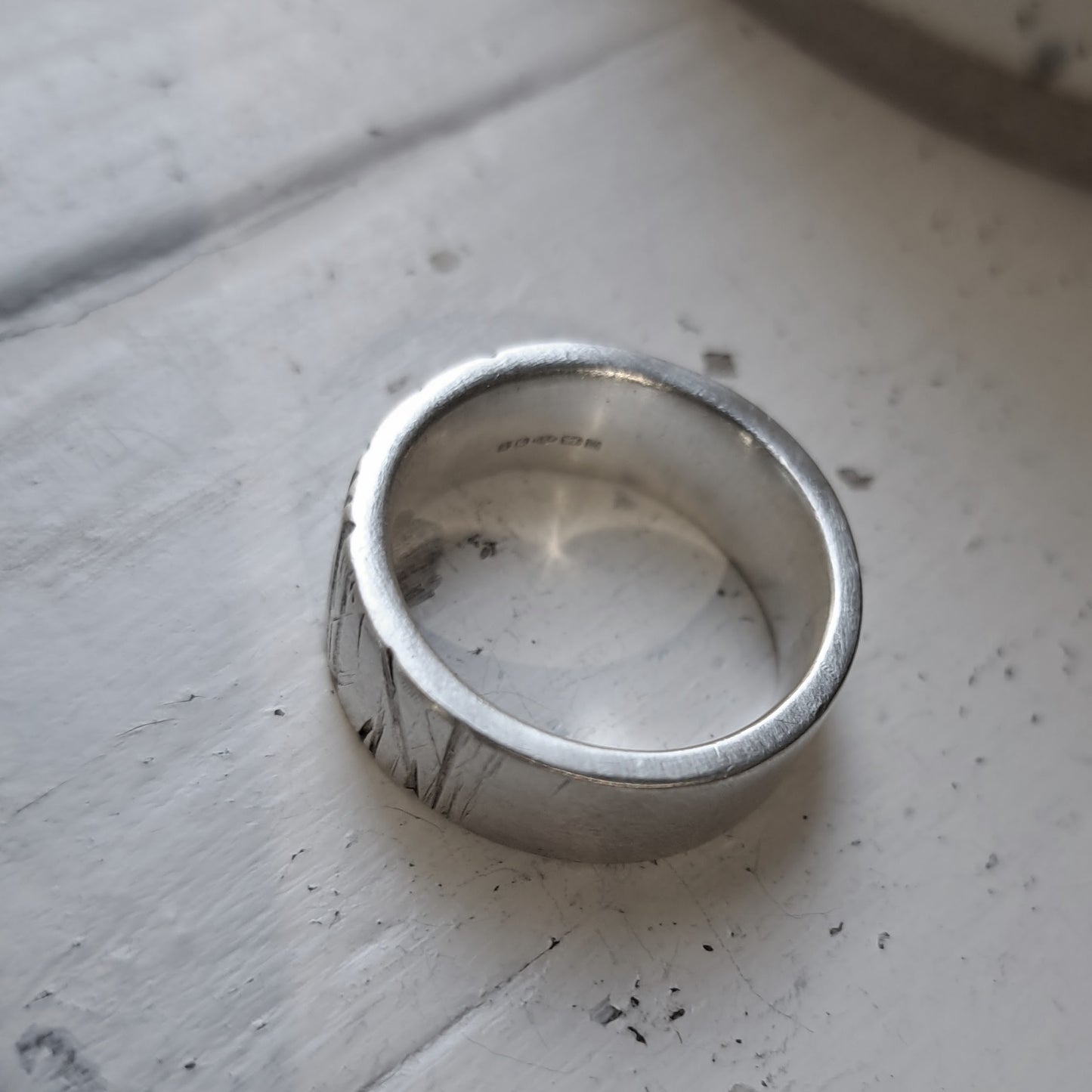 Carole Ramsden Silver - CR155 - Silver heavyweight driftwood ring