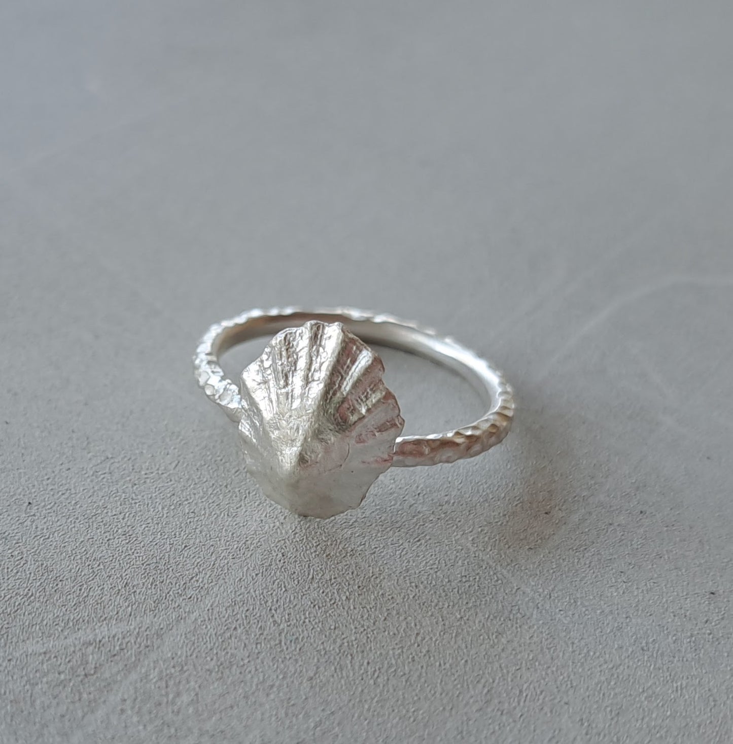 Carole Ramsden Silver - CR158 - Silver cast limpet shell ring
