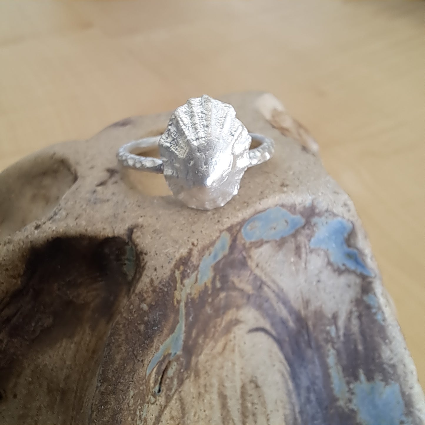 Carole Ramsden Silver - CR158 - Silver cast limpet shell ring