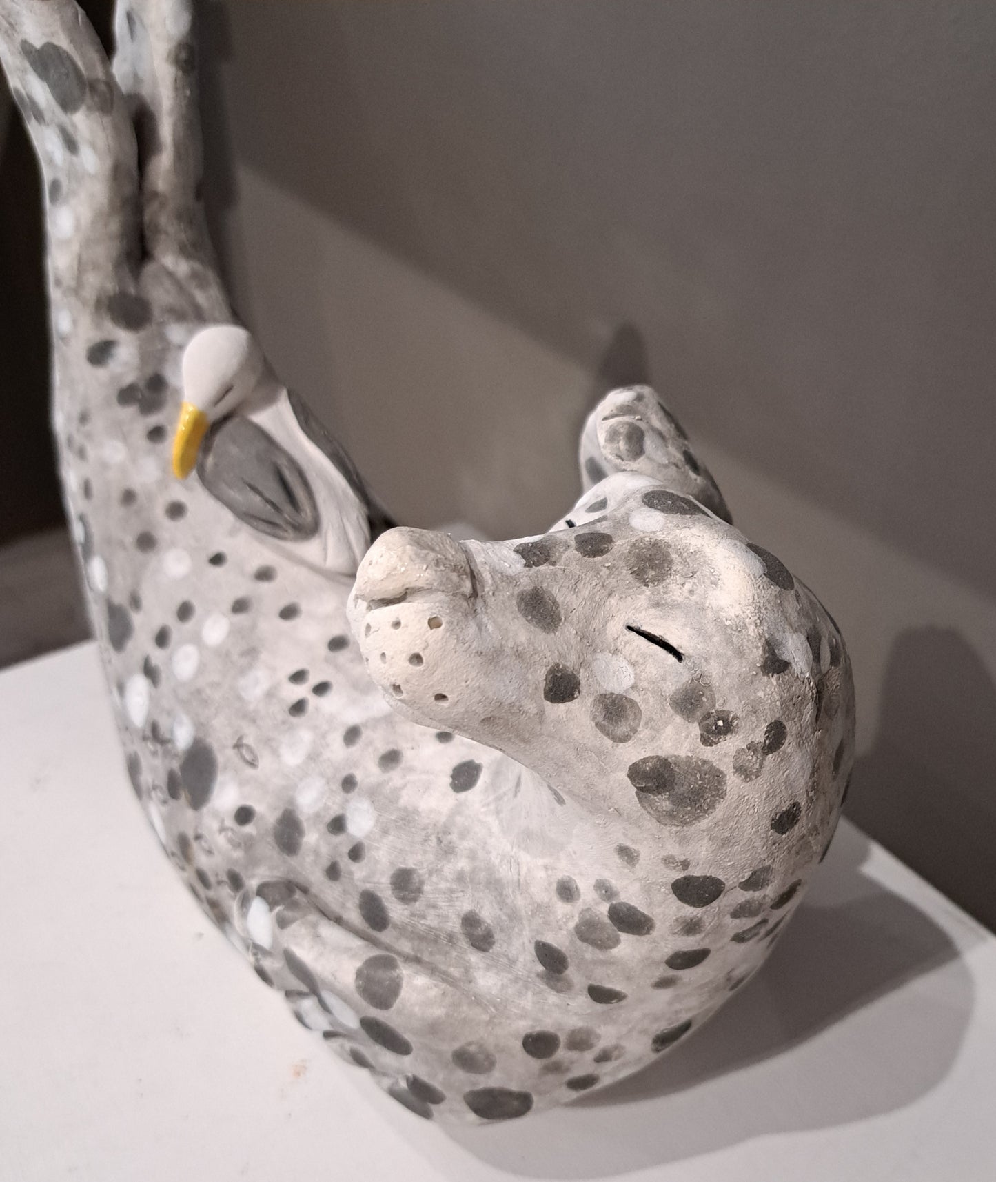 Kate Ellis - Grey seal with seagull