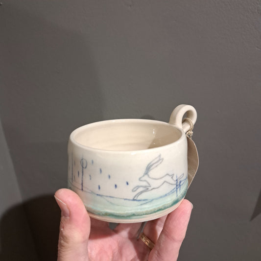 Lorna Gilbert Ceramics - Hare Tealight Cup