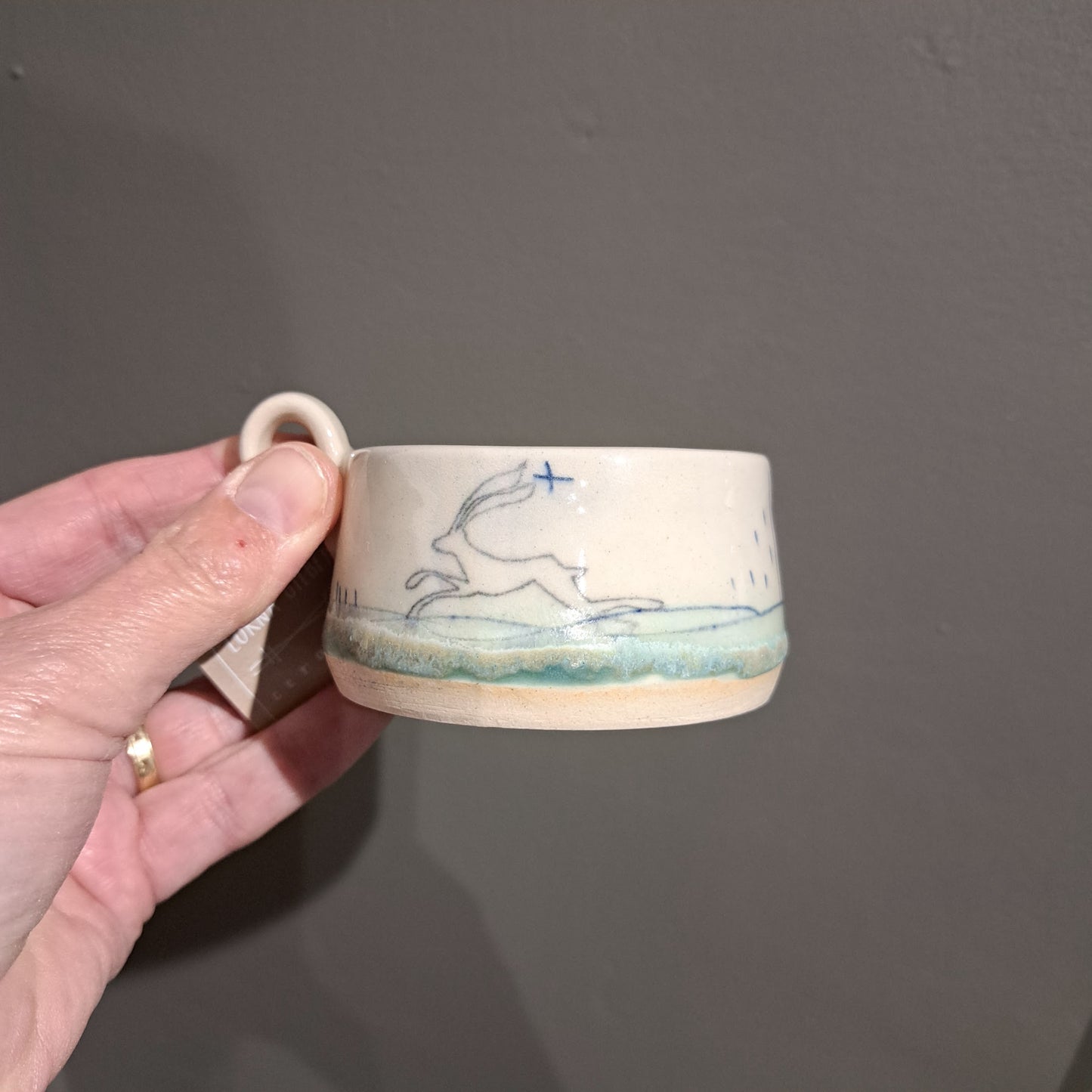 Lorna Gilbert Ceramics - Hare Tealight Cup