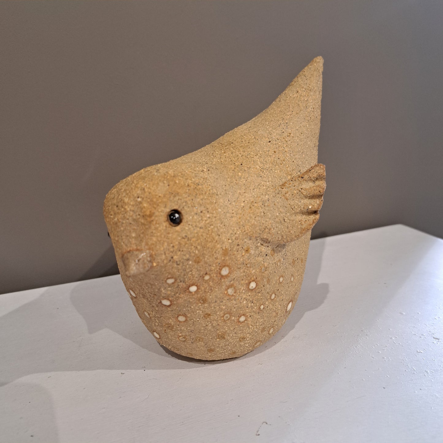 Kate Ellis - Ceramic textured clay bird