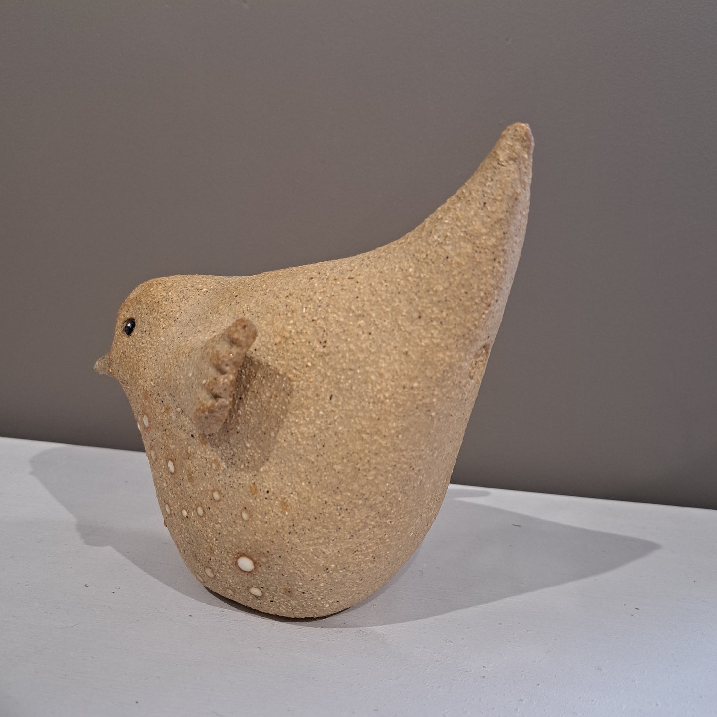 Kate Ellis - Ceramic textured clay bird