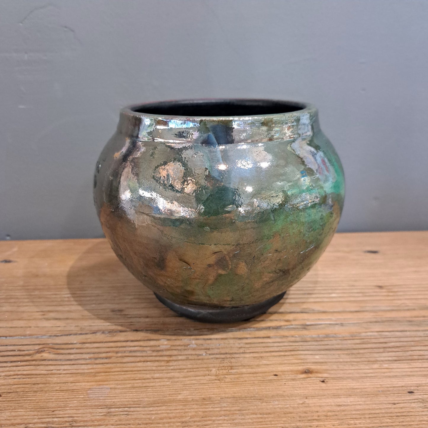 Laura Lee Ceramics - Medium Bowl Shaped Raku Vase